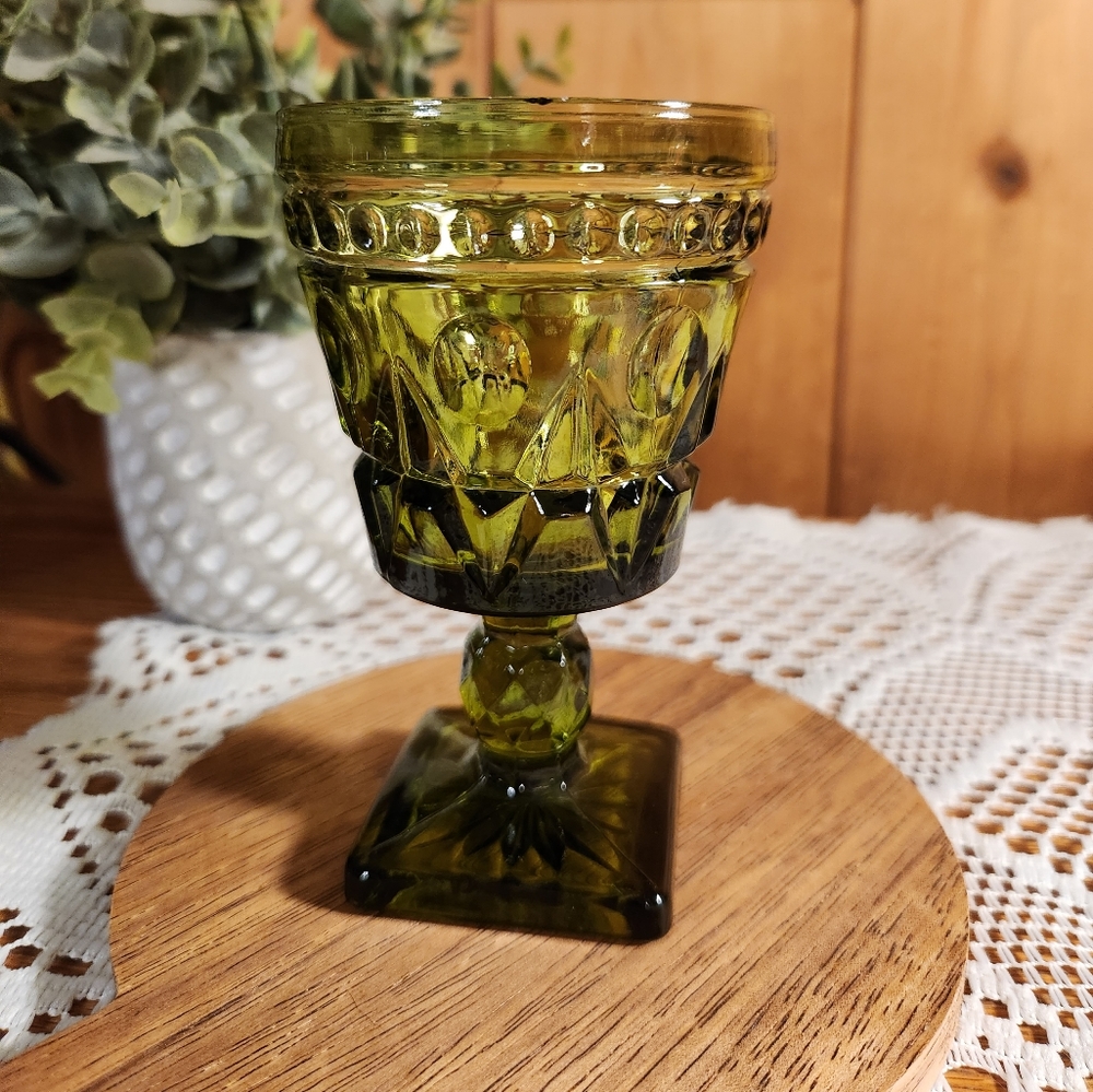 Colony Park Lane Green Goblet - MCM
